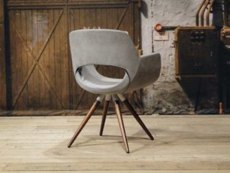 Eetkamerstoel Gargano - stof dolphin