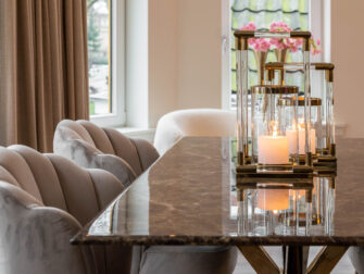 khaki velours eetkamerstoelen richmond