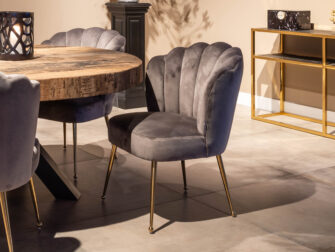 velvet eetkamerstoelen uit voorraad