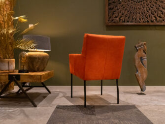 eetkamerstoel stalen frame