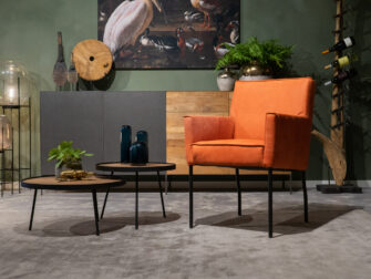 Oranje eetkamerstoel