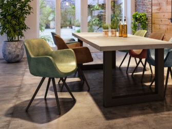 leren eetkamerstoel karin