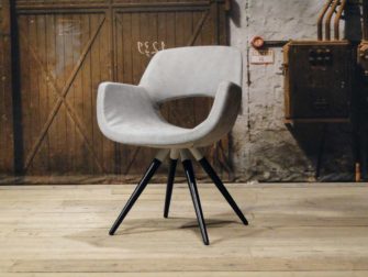 Eetkamerstoel Larino - stof dolhpin