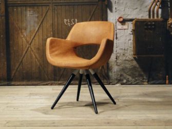 Eetkamerstoel Larino - stof tan