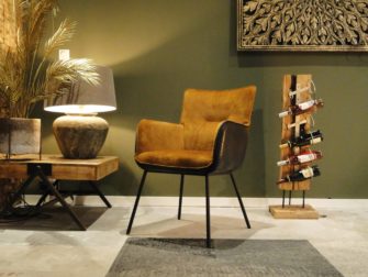 eetkamerstoel met kaaimanprint