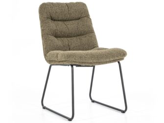 eetkamerstoel danica bacquer stof groen