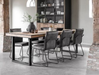 grijze eetkamerstoelen