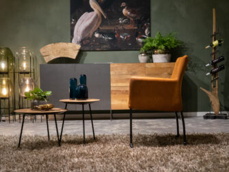 bruine eetkamerstoel