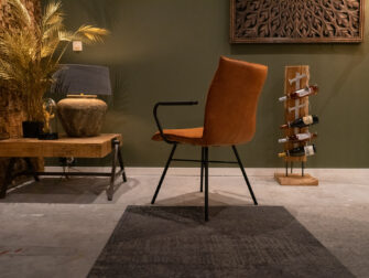 Industriele stoel met armleuning