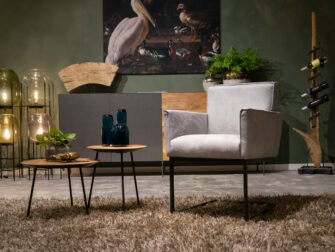 stoel met armleuning