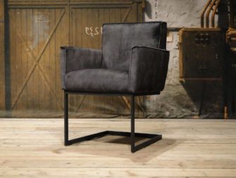 Grijze eetkamerstoel