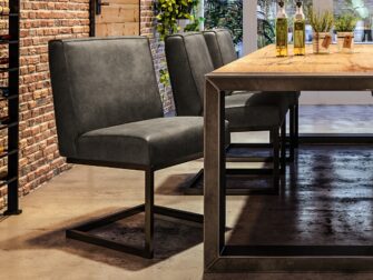 grijze eetkamerstoel