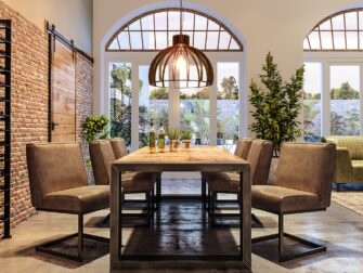 eetkamerstoel met dikke zitting