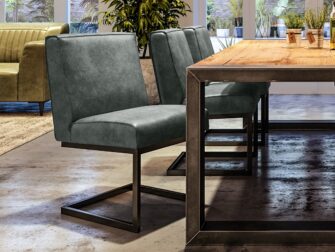 blauwe eetkamerstoel