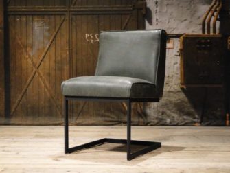 industriele groene eetkamerstoel