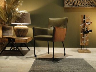 stoere stoel op wielen