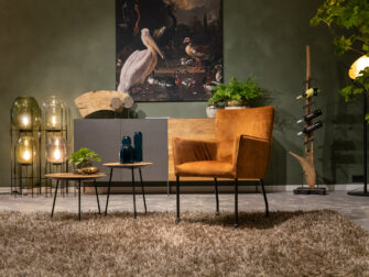 cognac eetkamerstoel