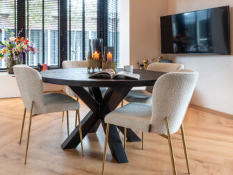 luxe comfortabele eetkamerstoelen velvet stof