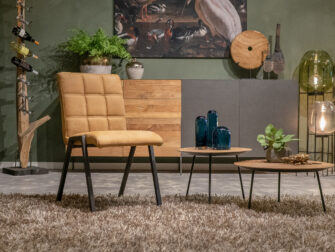 cognac eetkamerstoel