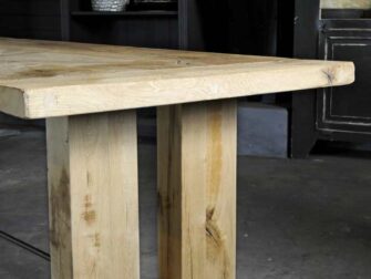 robuuste eiken kloostertafel abbaye