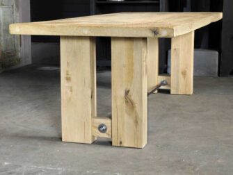 robuuste eiken kloostertafel abbaye
