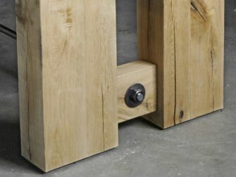 eiken kloostertafel abbaye