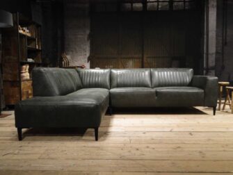 groene hoekbank met open eiland