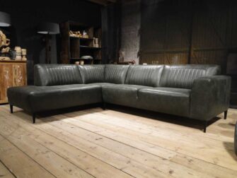 groene hoekbank met open eiland