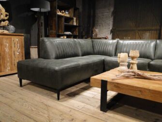 groene hoekbank met open eiland