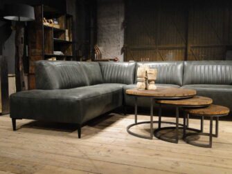 groene hoekbank met open eiland