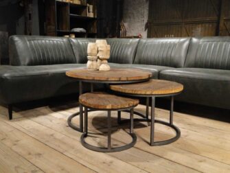 groene hoekbank met open eiland