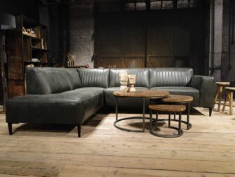 groene hoekbank met open eiland