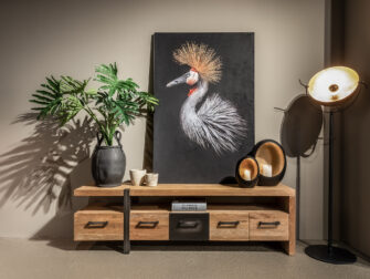 lang tv-meubel met laden