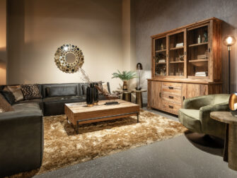 landelijke salontafels in teakhout