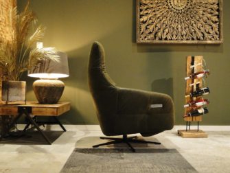 fauteuil op stalen draaivoet