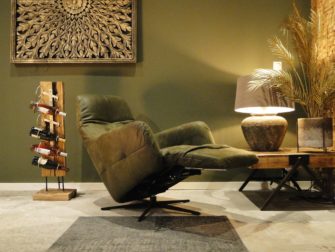 stoere leren fauteuil