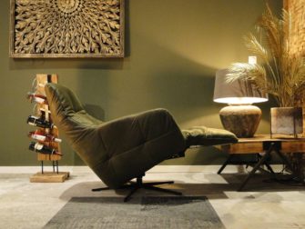 runderleren fauteuil