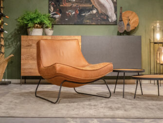 cognac stoelen