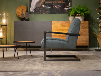 relax fauteuil blauw