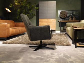 zwarte draaifauteuil