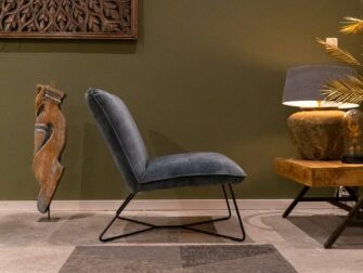 blauwe fauteuil