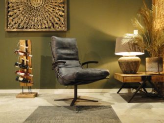 stoere fauteuil met armleuningen