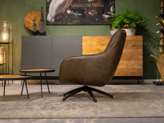 sfeervolle fauteuil leer