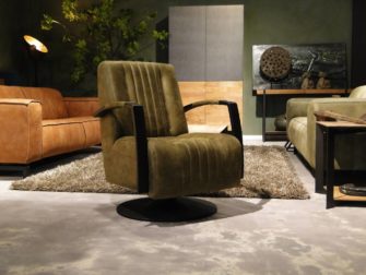 Groene draaifauteuil