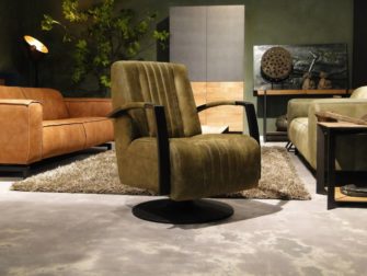 Robuuste groene stoel