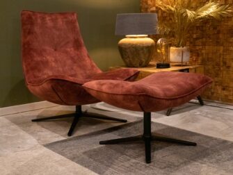 Roze relaxfauteuil