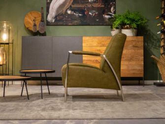 groene luxe fauteuil