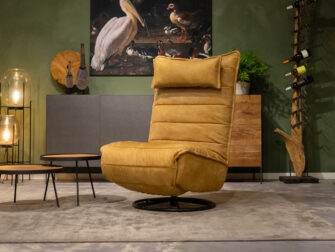 relaxfauteuil runderleer