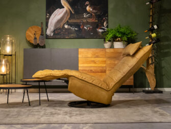 cognac leren fauteuil