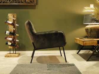 donkergroene fauteuil